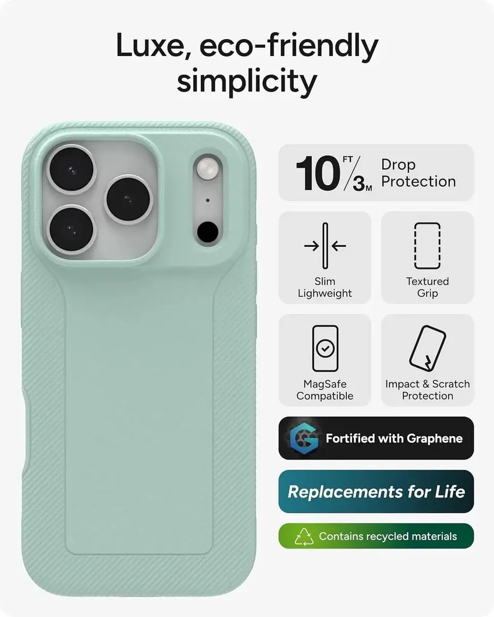 ZAGG Luxe Snap Hoesje 702318842 - iPhone 17 Pro - Mint