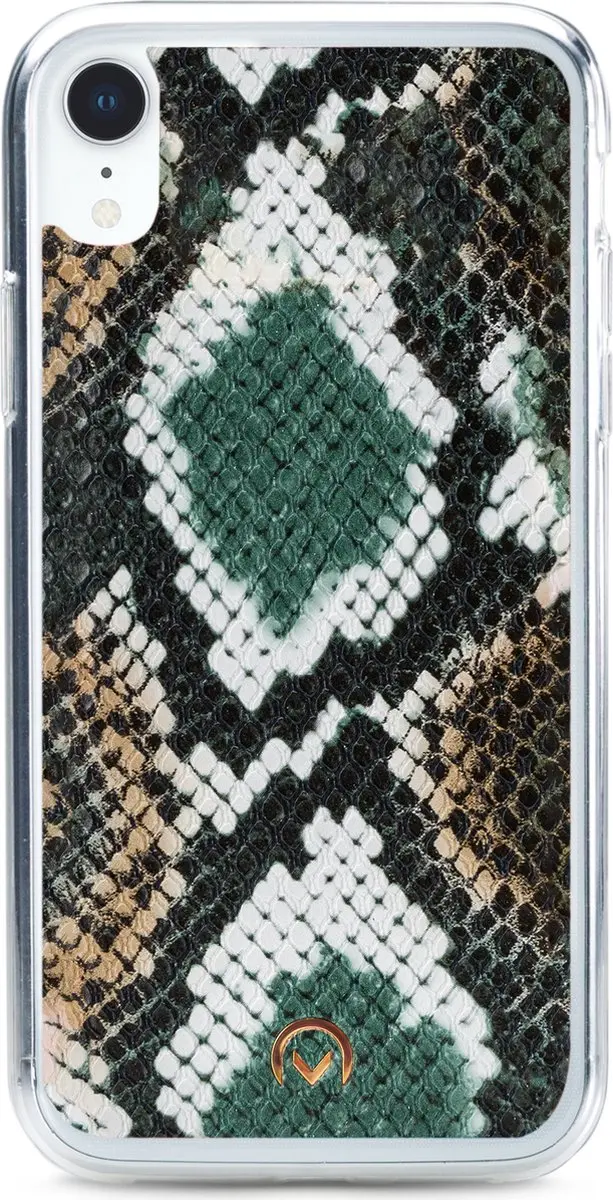Mobilize Velvet Clutch iPhone XR - 4 Pasjes - Groen