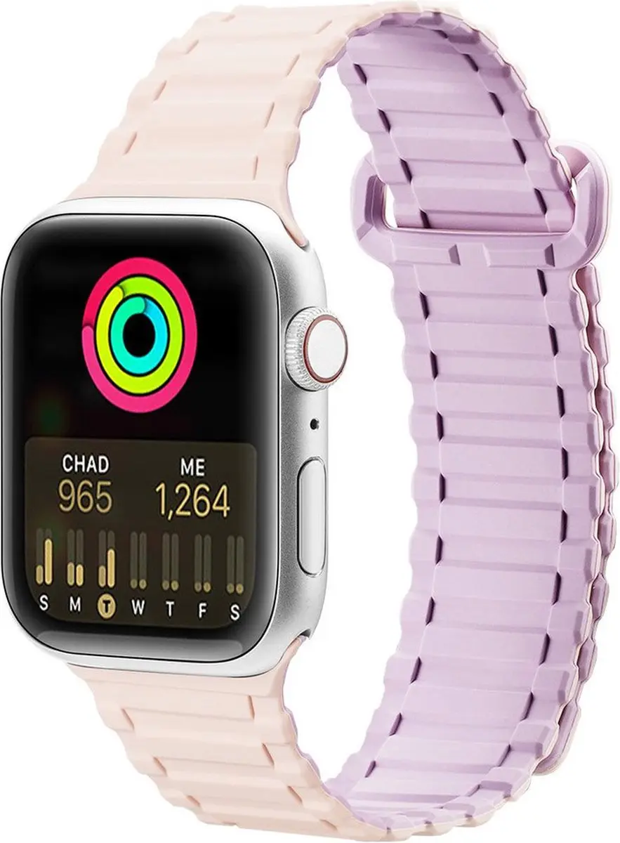 Dux Ducis Armor-band Apple Watch - Roze - 42/44/45/49mm - afbeelding 6 van 6