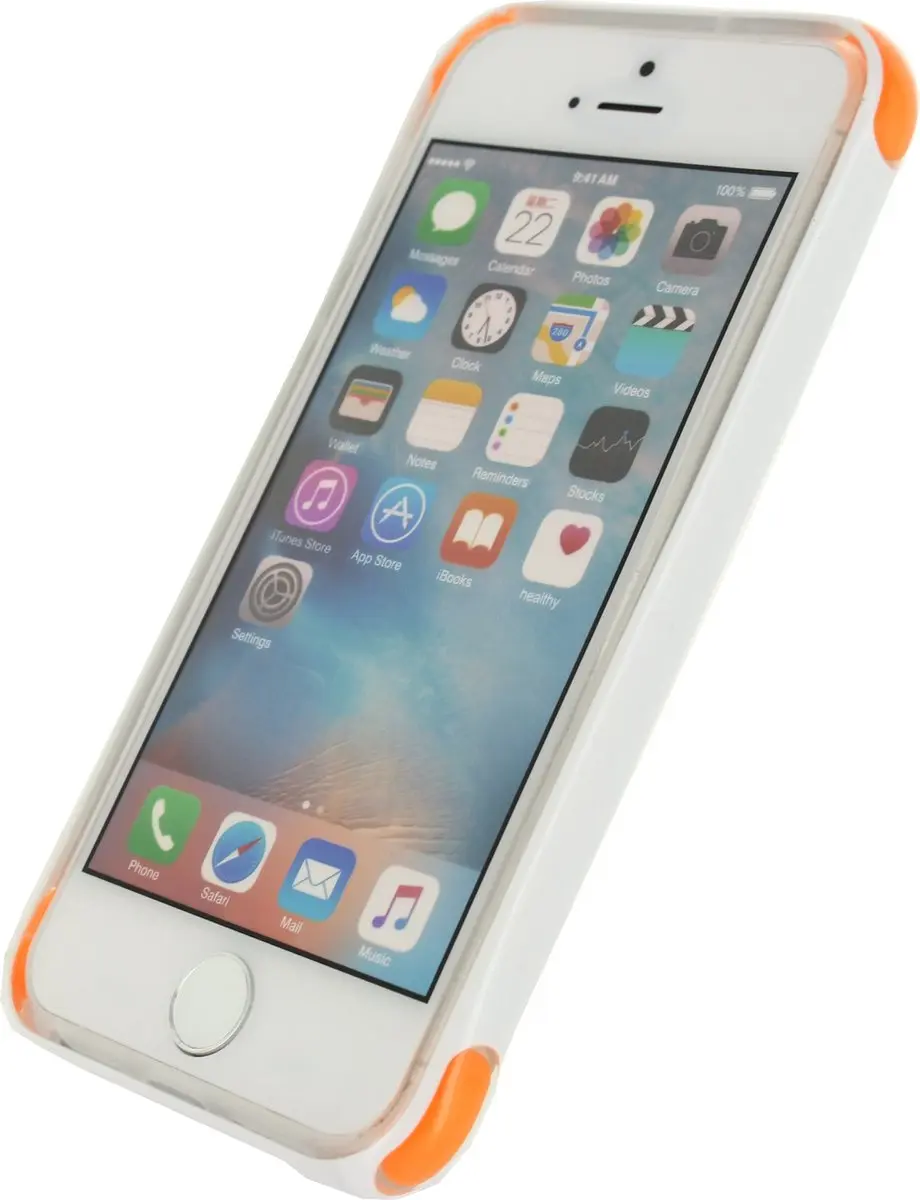 Mobilize iPhone 5/5s/SE TPU Hoesje - Wit - MOB-SPCW-IPH5SE