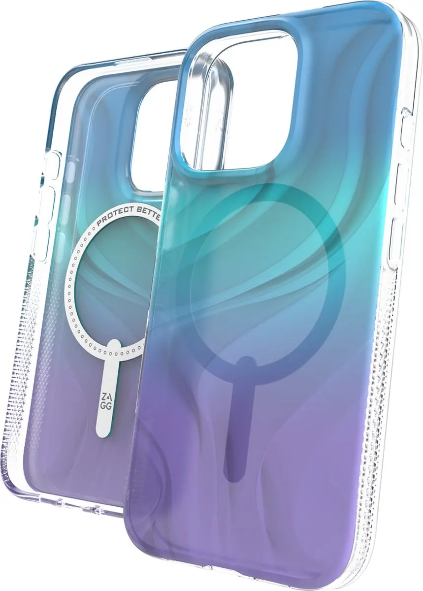 ZAGG Milan Snap Mag iPhone 16 Pro Hoesje - deep aurora - afbeelding 6 van 6