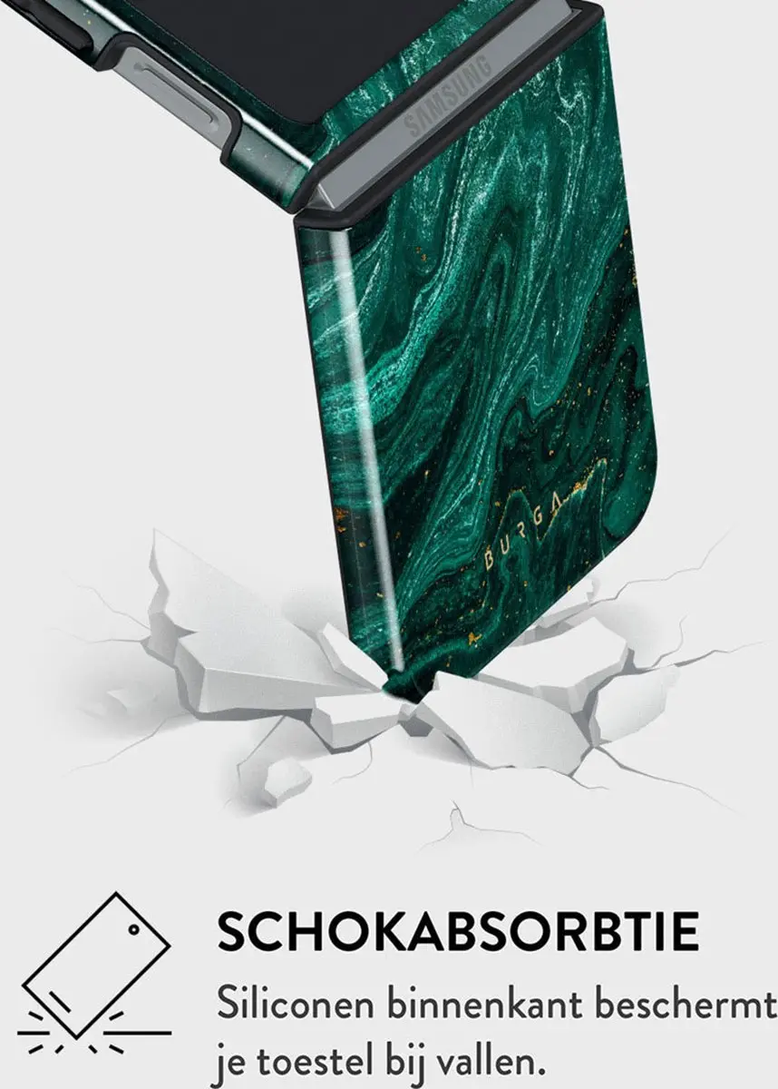 Burga Tough Backcover Samsung Galaxy Z Flip 6 - Emerald Pool
