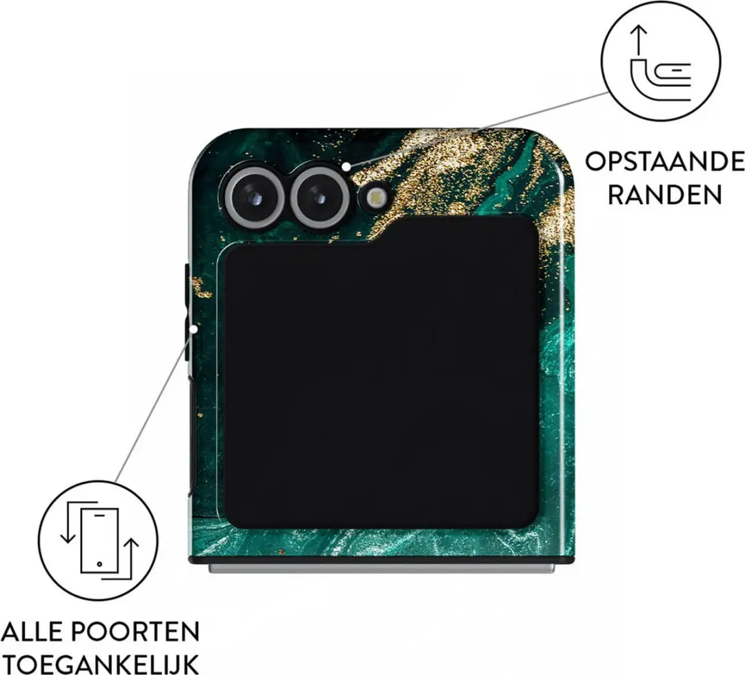Burga Tough Backcover Samsung Galaxy Z Flip 6 - Emerald Pool