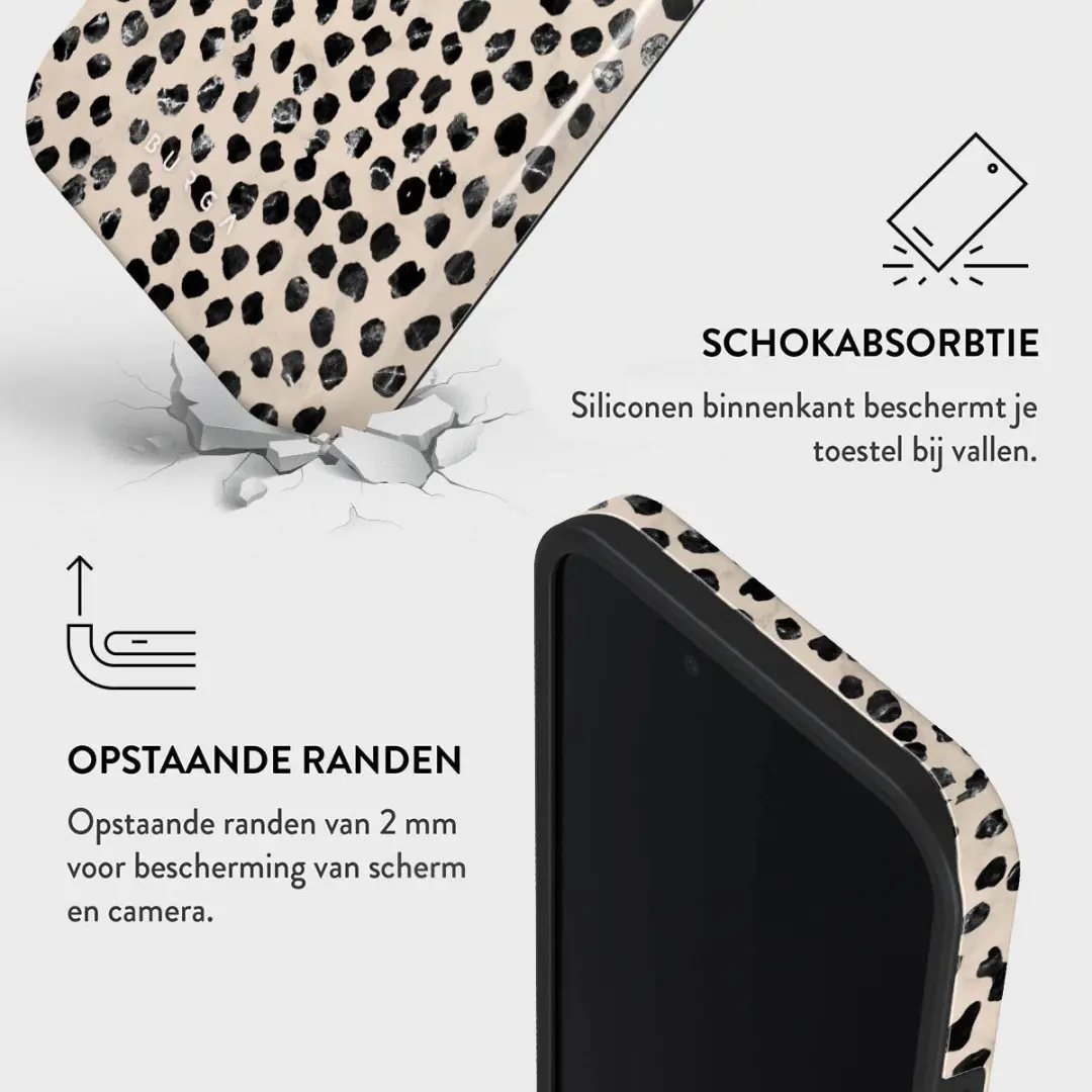 Burga Tough Backcover iPhone 16e - Almond Latte - afbeelding 6 van 6