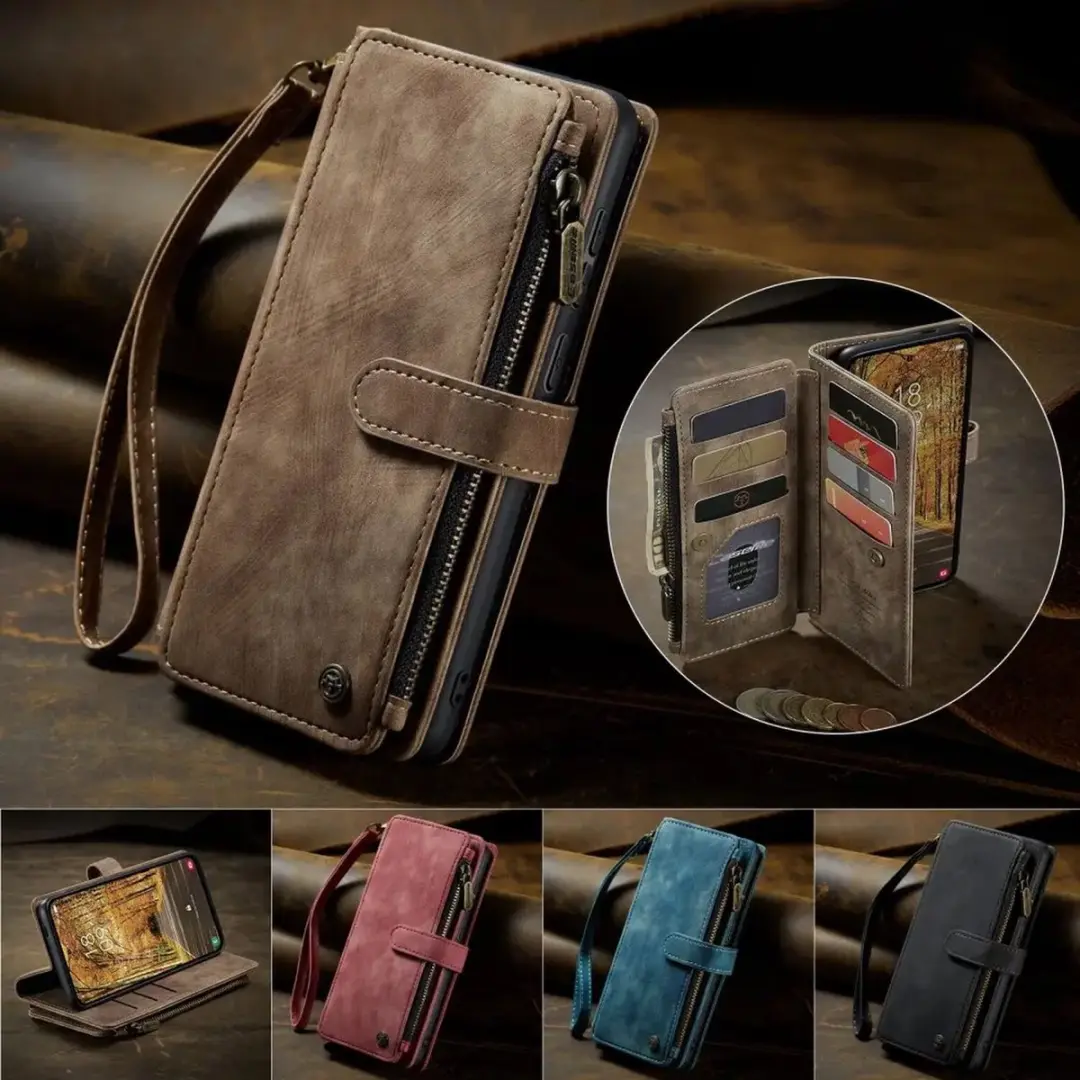 Caseme C30 Hoesje Samsung Galaxy S25 Edge - Bruin