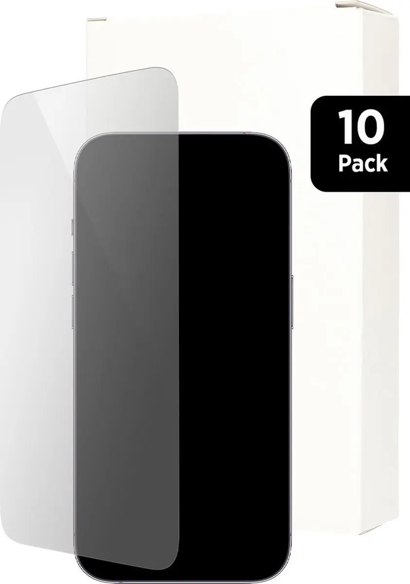 Mobiparts iPhone 16 Screenprotector - Gehard Glas Anti-bacterieel