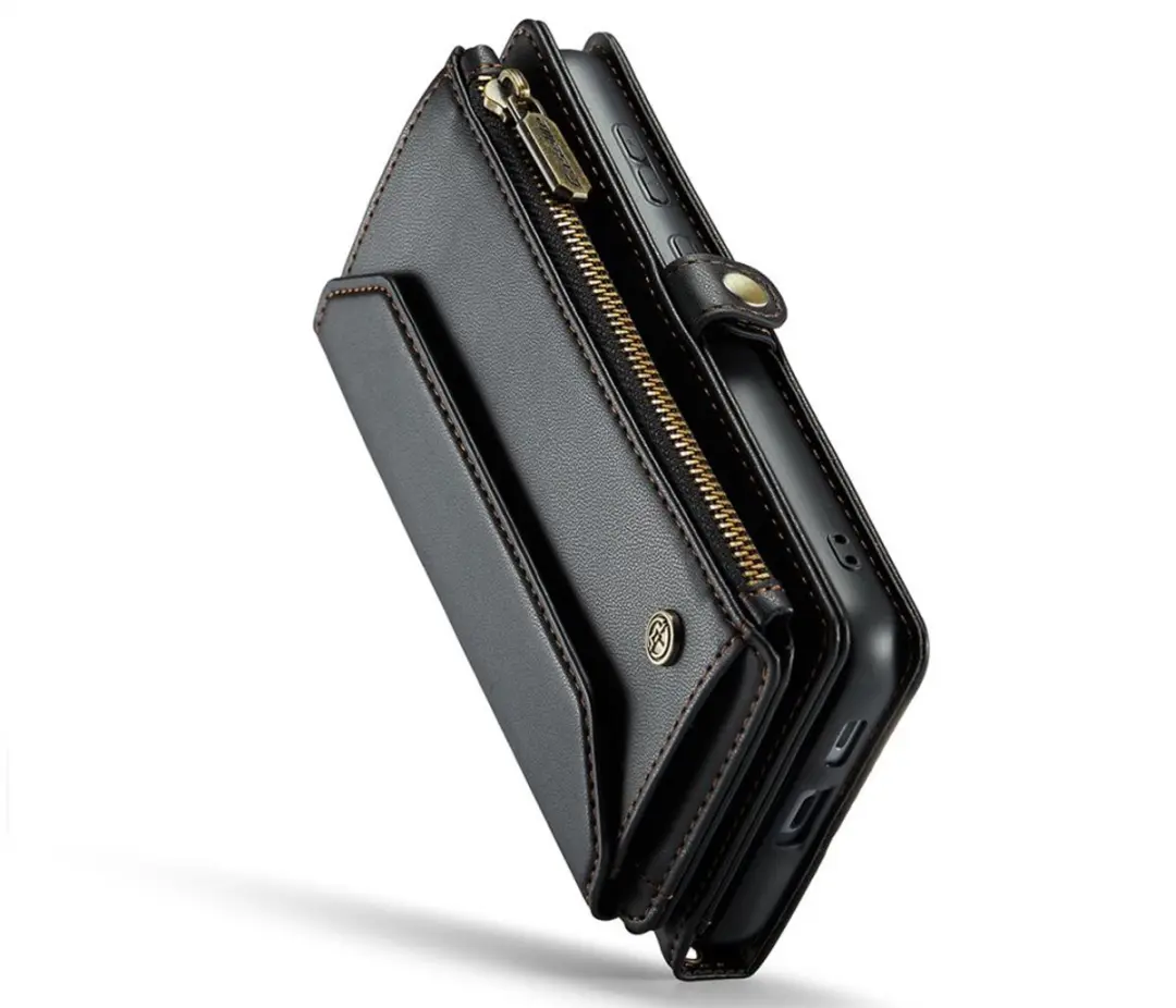 Caseme Bookcase Hoesje Samsung Galaxy A36 - 10 Pasjes - Zwart - afbeelding 6 van 6