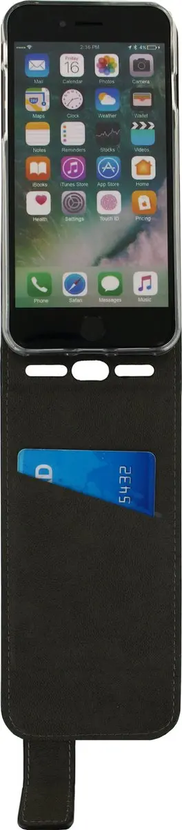 Mobilize Classic Gelly Flip Hoesje MOB-CGFCB-IPH6 - Zwart