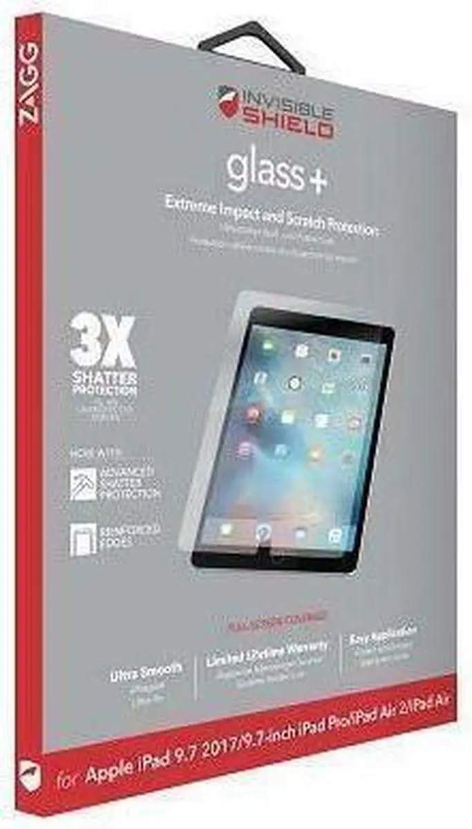 ZAGG InvisibleShield Glass+ Screenprotector 200101105 - Transparant