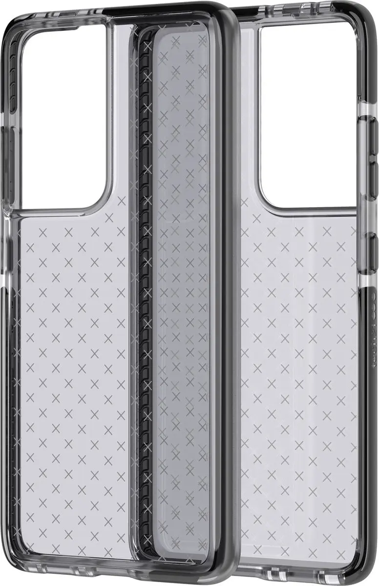 Tech21 Evo Check Hoesje - Samsung Galaxy S21 Ultra - Zwart