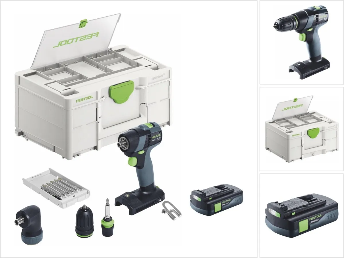 Festool TXS 18 Basisset 577335 Accuboormachine