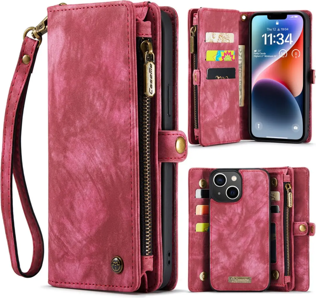 Caseme Vintage Portemonneehoes iPhone 15 Plus
