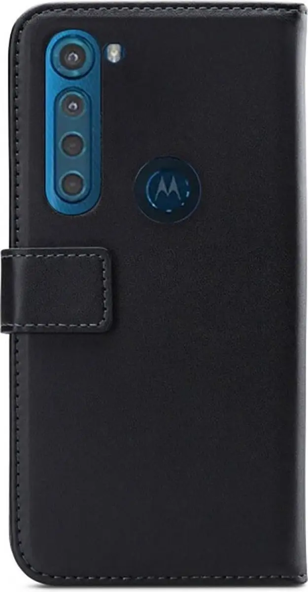 Mobilize Classic Gelly Wallet Book Case Motorola One Fusion Plus - Zwart