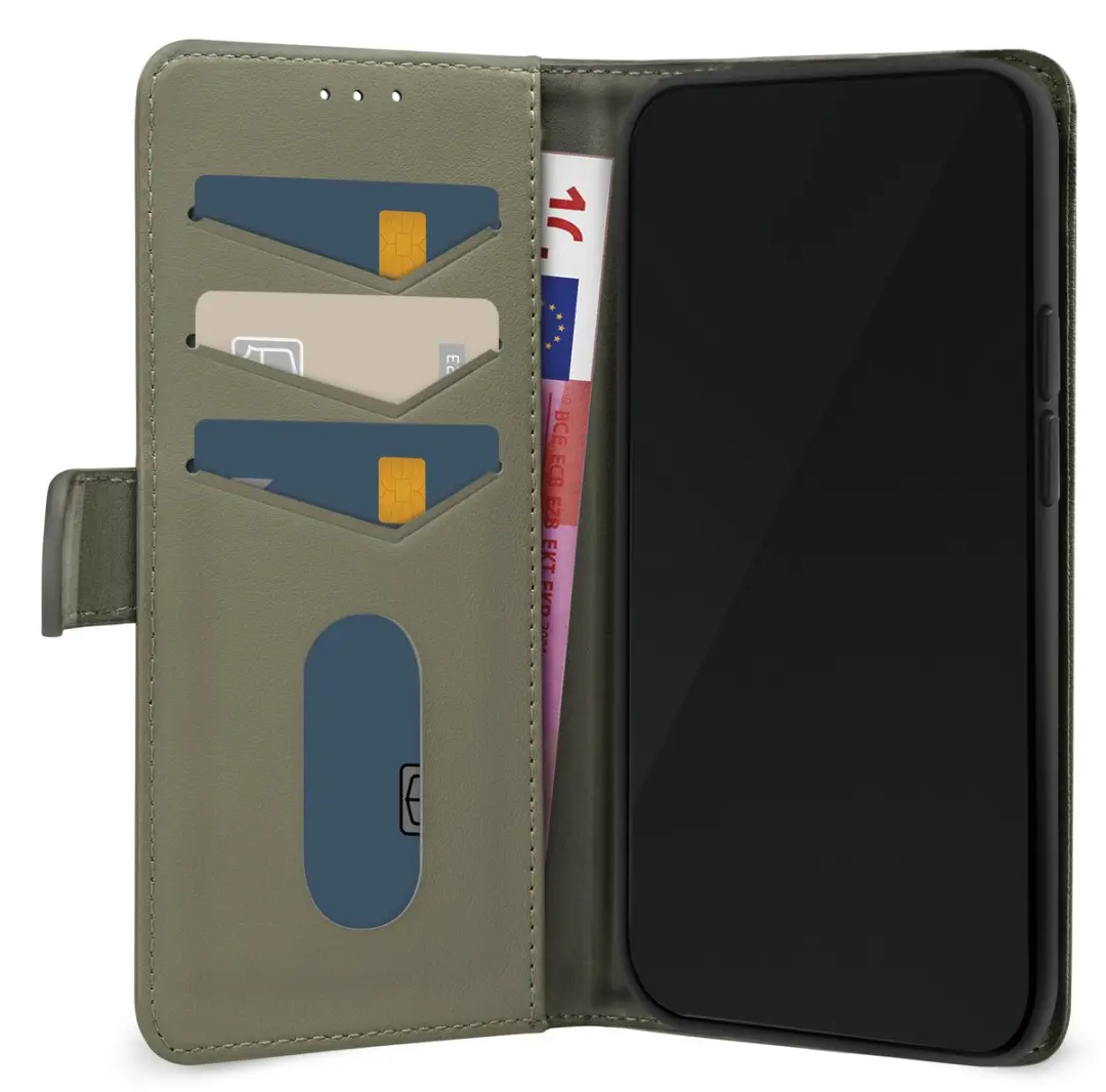 Mobilize Premium Gelly Bookcase iPhone 16e Hoesje - Groen