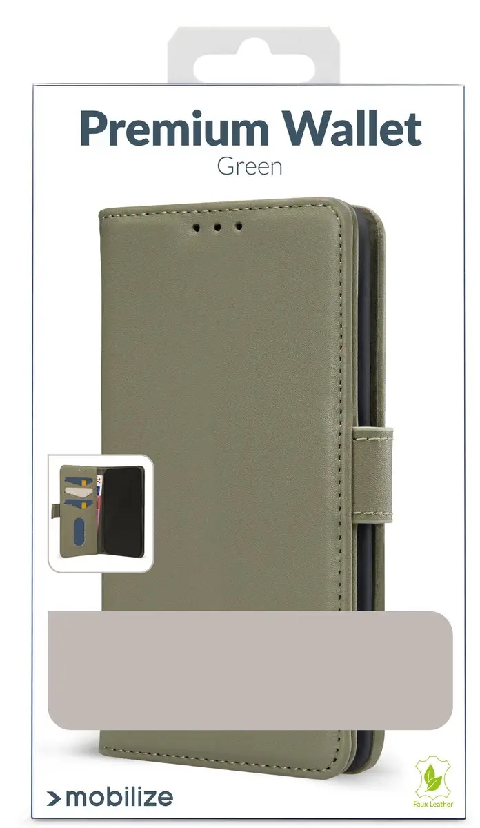 Mobilize Premium Gelly Bookcase iPhone 16e Hoesje - Groen