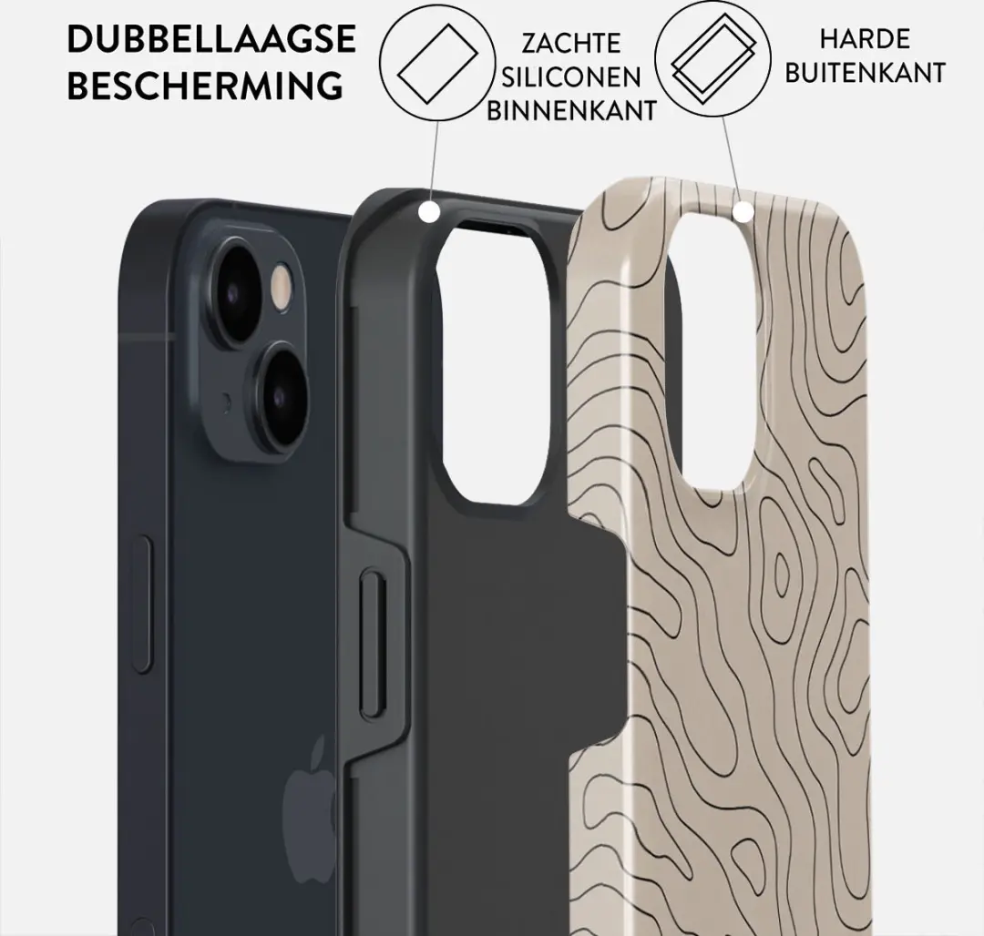 Burga Telefoonhoesje iPhone 15 Wild Terrain EX_04_IP15_TH - Misty Forest