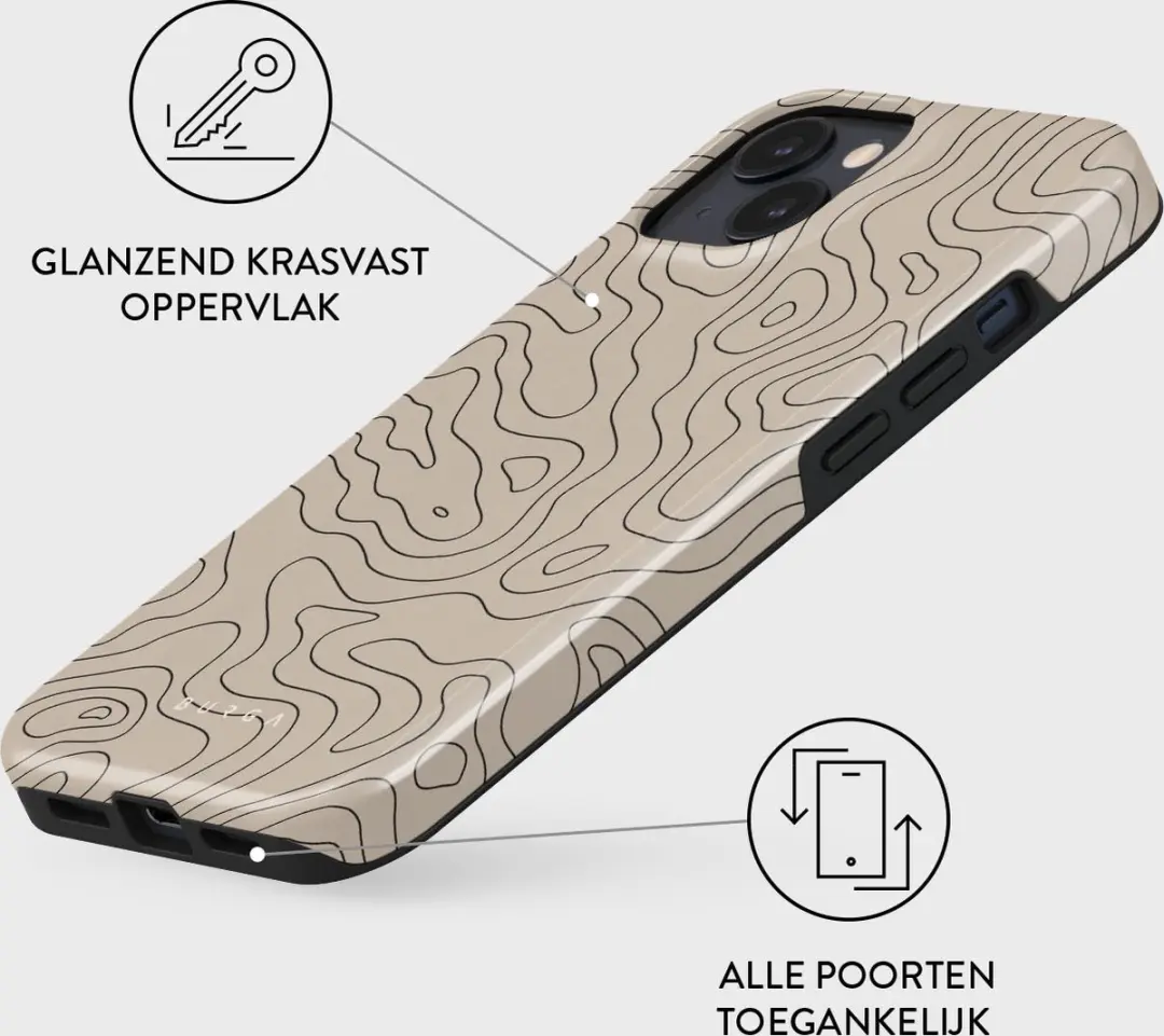 Burga Telefoonhoesje iPhone 15 Wild Terrain EX_04_IP15_TH - Misty Forest