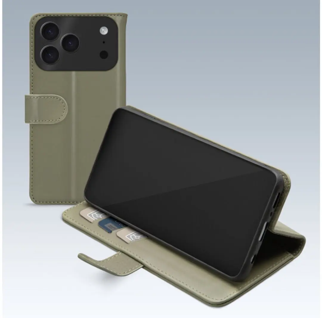 Mobilize Premium Gelly Bookcase iPhone 17 Pro - Groen - MOB-EGWBCGR-IPH17PRO