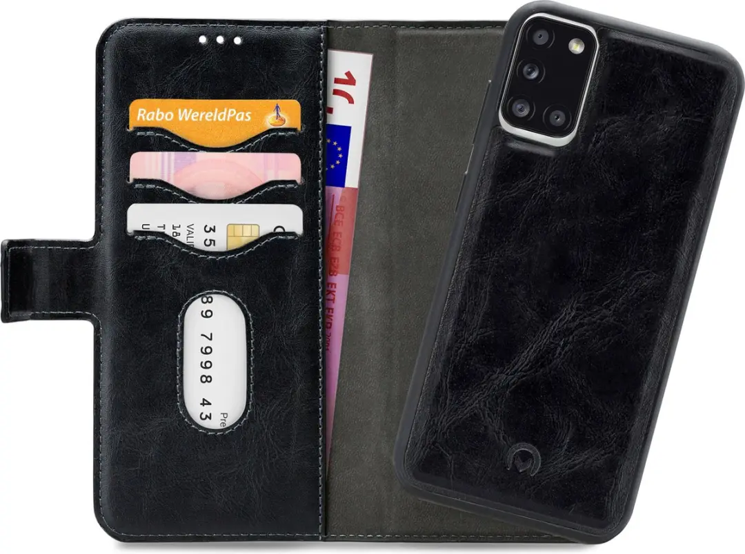 Mobilize 2-in-1 Gelly Wallet MOB-PTIOGWCB-GALA31 - Samsung Galaxy A31 - Zwart