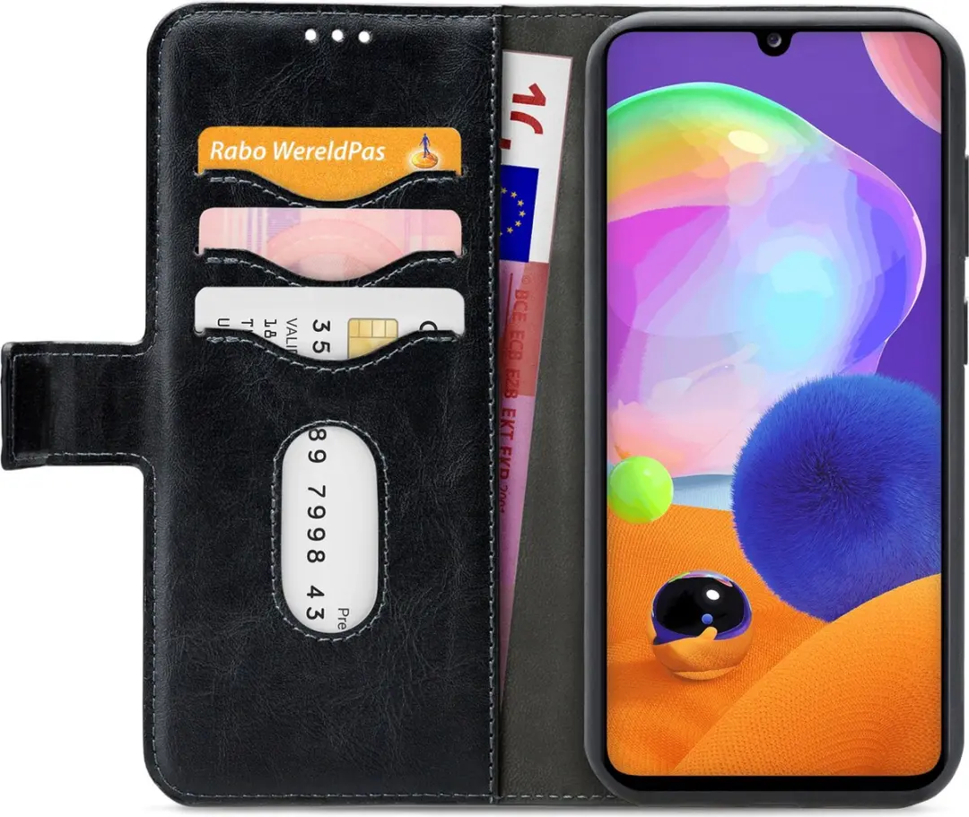 Mobilize 2-in-1 Gelly Wallet MOB-PTIOGWCB-GALA31 - Samsung Galaxy A31 - Zwart