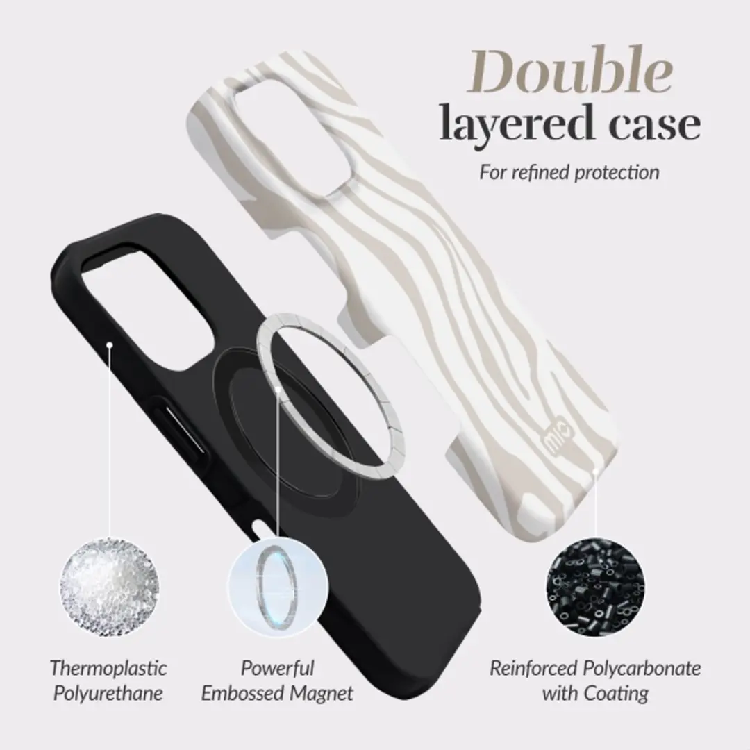 Mobilize Mio iPhone 17 Pro MagSafe Hoesje - MIOSZIPH17PRO Wit