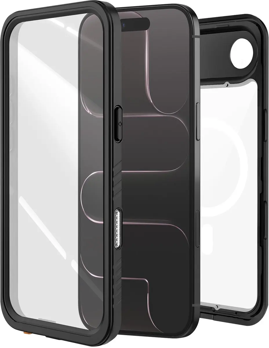 Redpepper Hoesje iPhone Air BACK-REDP-17R - IP68 Waterdicht Zwart