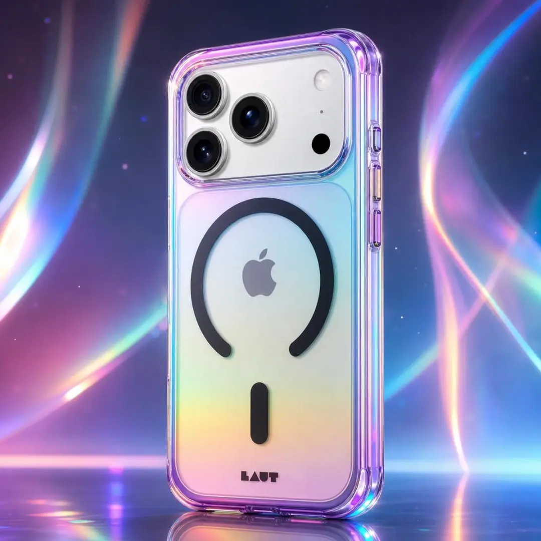 Laut Aero Holo iPhone 17 Pro Max Hoesje - Transparant Meerkleurig