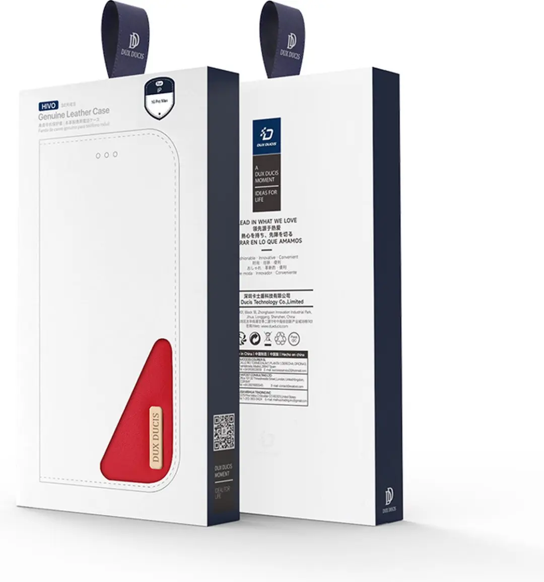 Dux Ducis Hivo Series Case iPhone 16 Pro Max - Rood