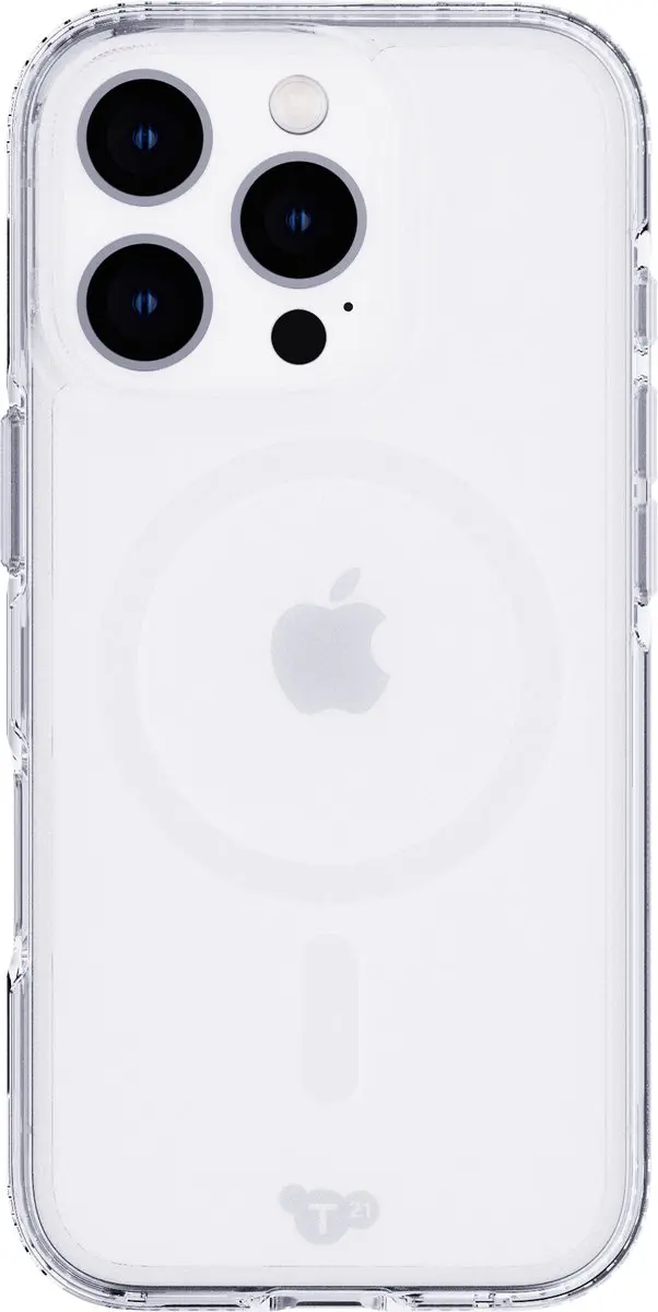 Tech21 Evo Clear T21-10968 iPhone 16 Pro Hoesje - MagSafe - 3,6m Valbestendig - Transparant