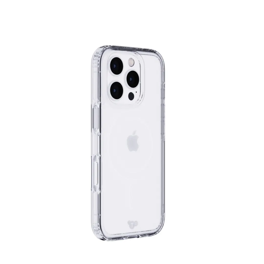 Tech21 Evo Clear T21-10968 iPhone 16 Pro Hoesje - MagSafe - 3,6m Valbestendig - Transparant