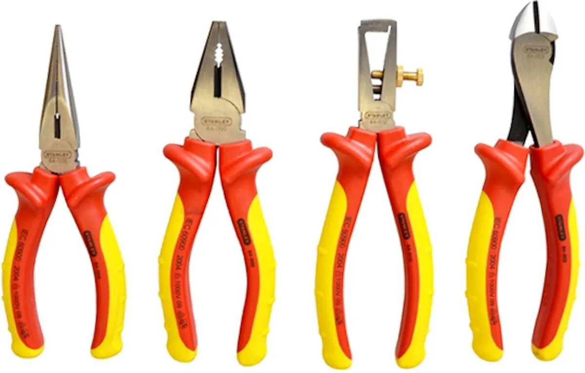 Stanley VDE Tangenset 4-delig 4-84-489 - Geel/Rood