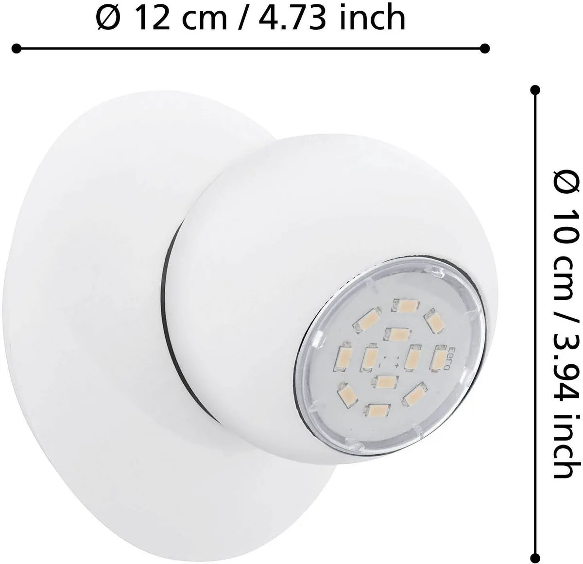 Eglo Norbello 3 Spot 1 Lichtbron - Wit