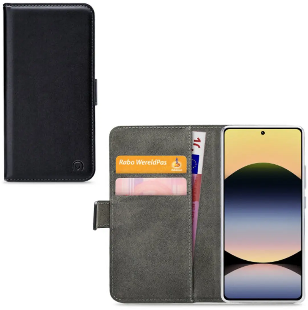 Mobilize Classic Gelly Bookcase Hoesje Xiaomi Redmi Note 14S - Zwart