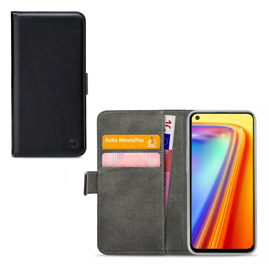 Mobilize Classic Gelly Wallet Bookcase Realme 7 - 2 Pasjeshoesje Zwart