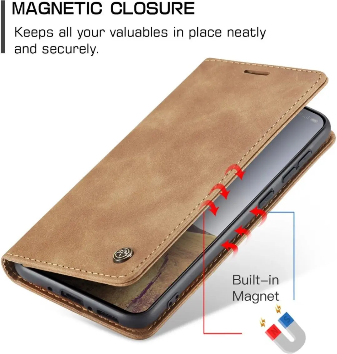 Caseme 013 Book Case OnePlus 13 Hoesje - Bruin - afbeelding 6 van 6