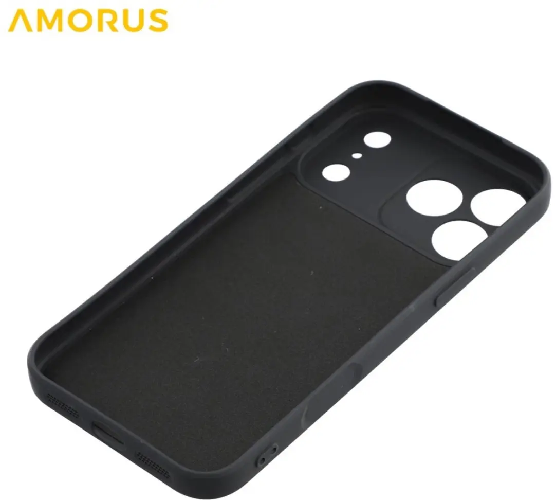 Amorus Hoesje iPhone 17 Pro Max - Charcoal Black