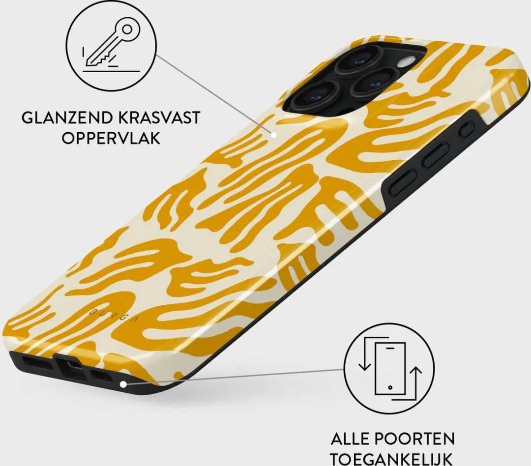 Burga Telefoonhoesje iPhone 15 Pro Sunbeams - OC_02_IP15PRO_TH