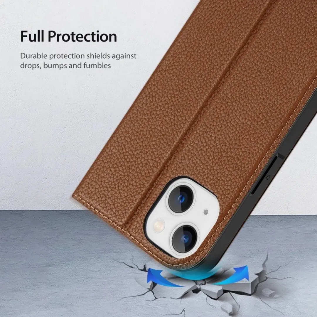 Dux Ducis iPhone 14 Book Case - Bruin