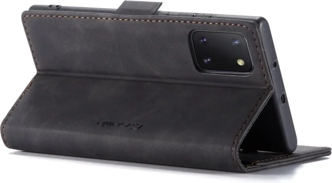 Caseme Book Case Samsung Galaxy Note 10 Lite - 2 Pasjes - Zwart
