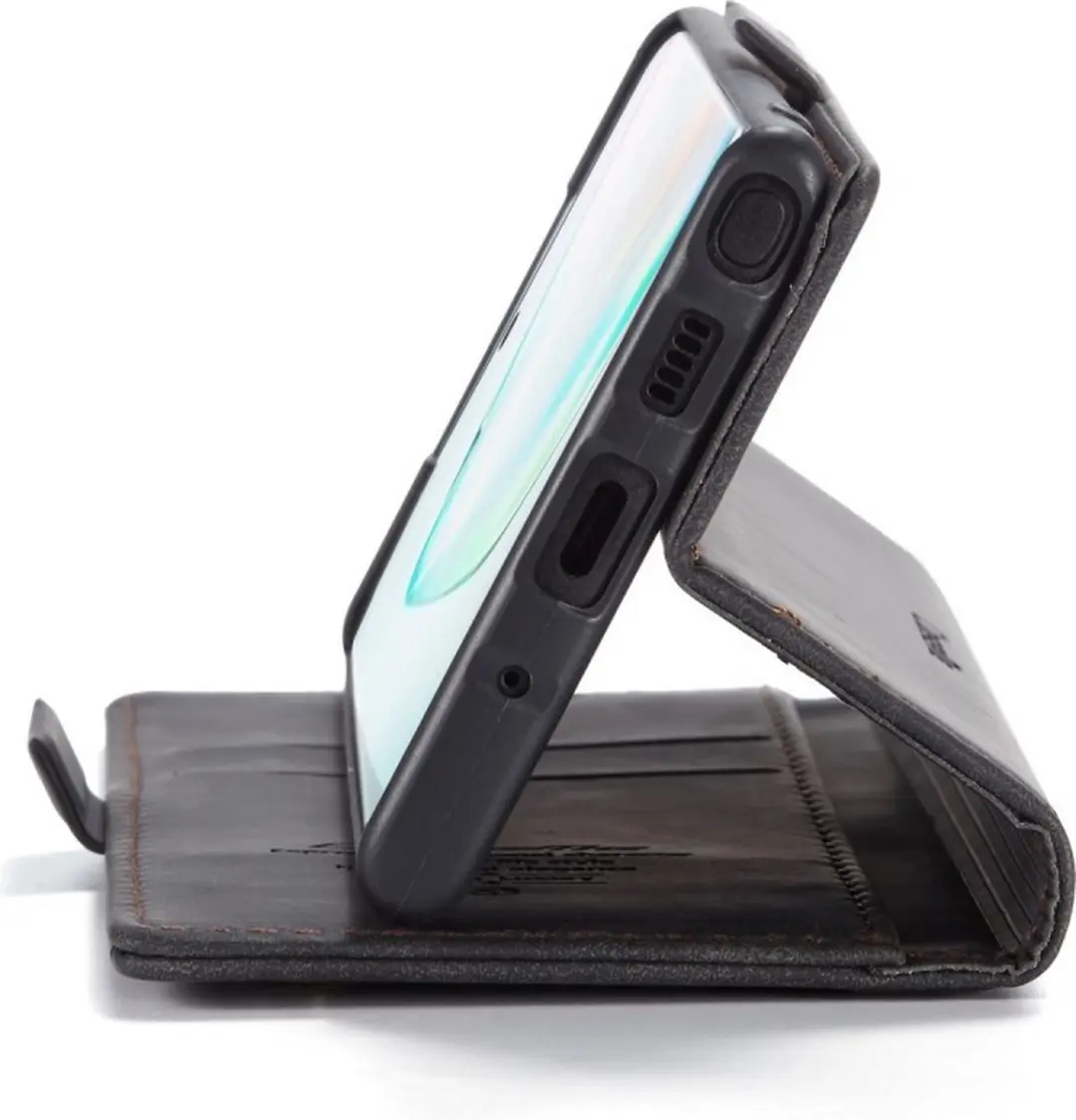 Caseme Book Case Samsung Galaxy Note 10 Lite - 2 Pasjes - Zwart