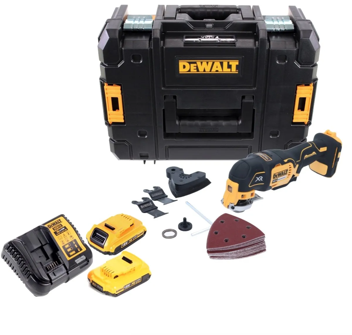 DeWalt DCS 355 D2 Accu-Oscillator Multitool - 18V - 2x 2.0Ah - afbeelding 5 van 5