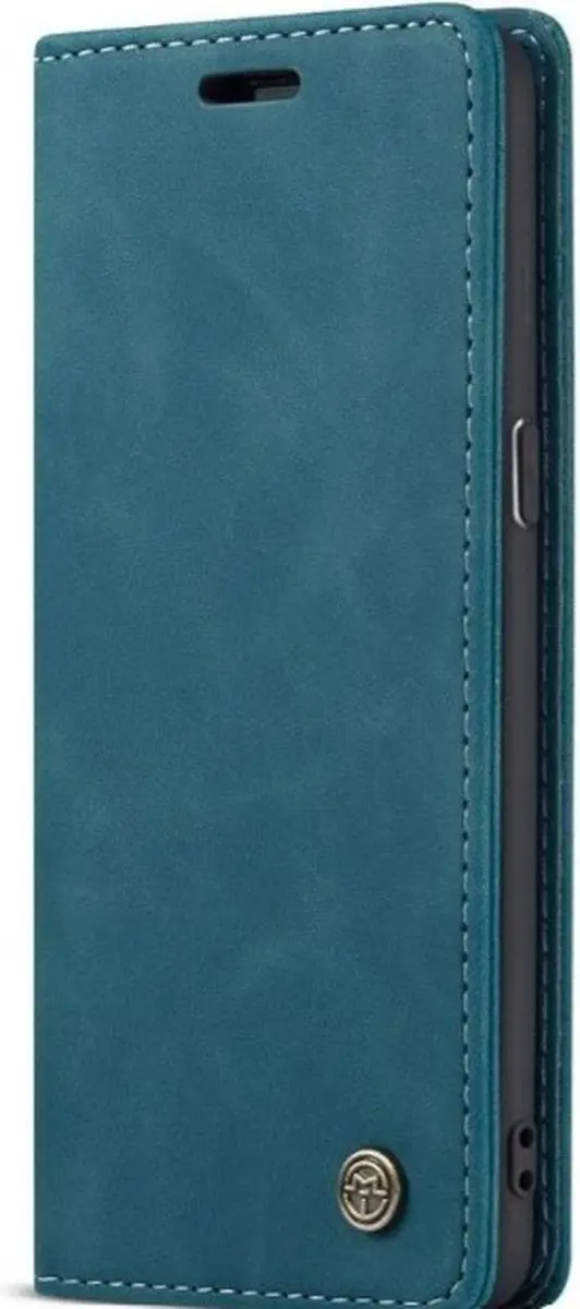 Caseme Bookcase Telefoonhoes Oppo Reno 5Z - Portemonnee - Blauw