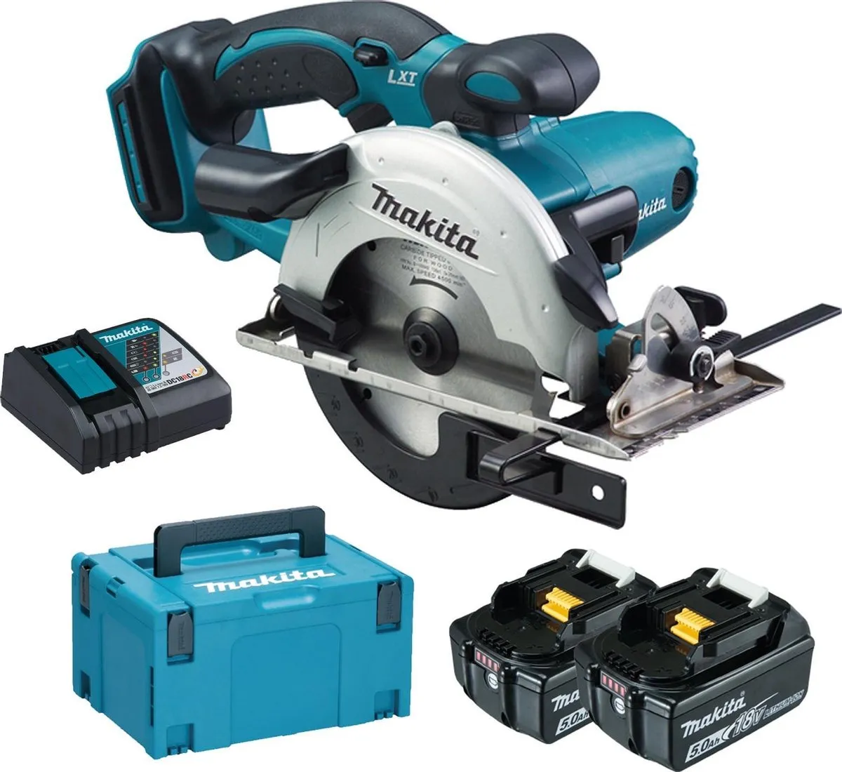 Makita DSS501RTJ Cirkelzaag 18V - 136mm - 2x Accu BL1850B