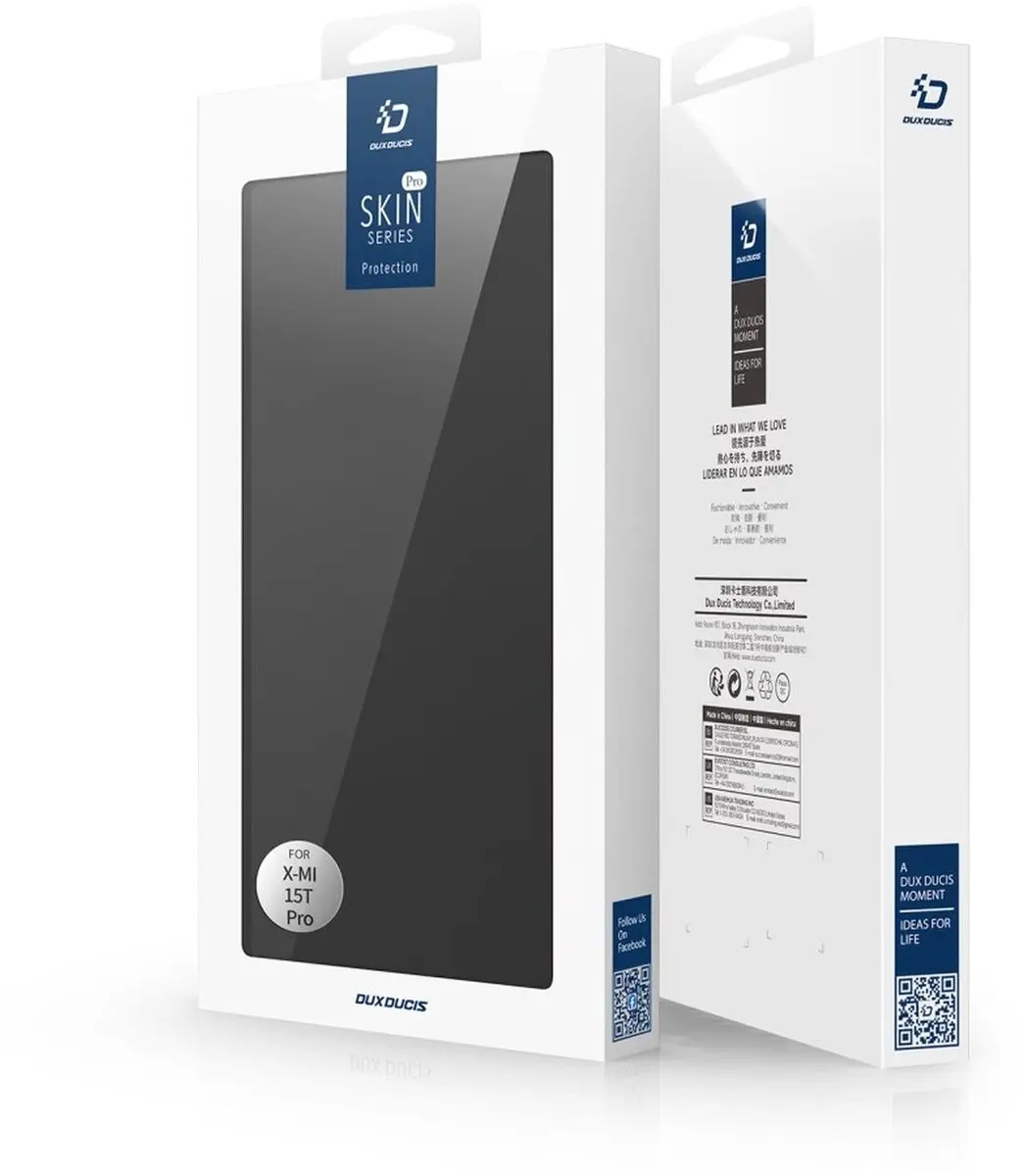 Dux Ducis Skin Pro Hoesje Xiaomi 15T Pro - Zwart