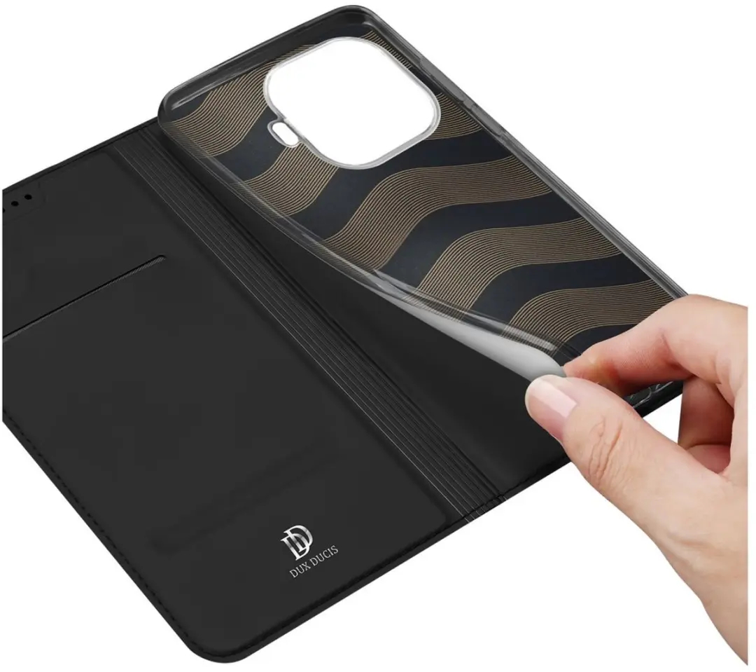 Dux Ducis Skin Pro Hoesje Xiaomi 15T Pro - Zwart