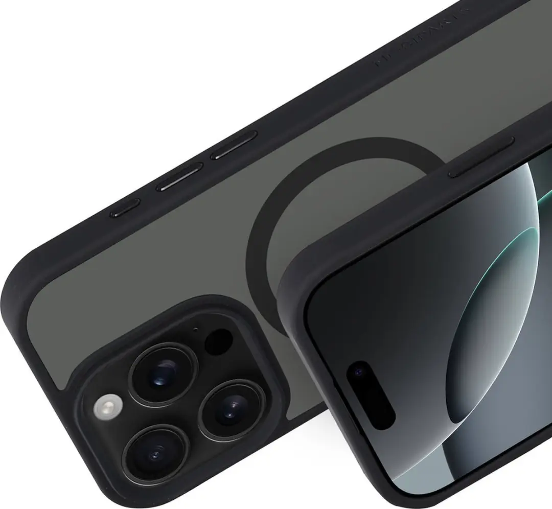 Mobiparts Hoesje iPhone 16 Pro MP-127207 - Hardcover MagSafe - Zwart