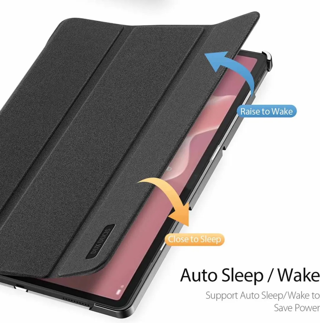 Dux Ducis Domo Tri-Fold Hoes Lenovo Tab P12 12.7" - Zwart
