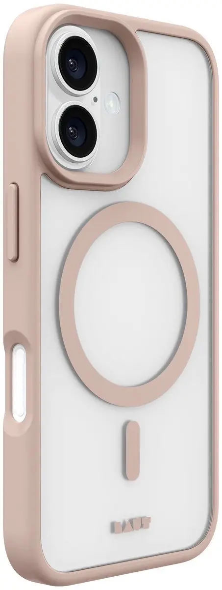 Laut HUEX PROTECT Hoesje iPhone 16 Plus - Beige Gold