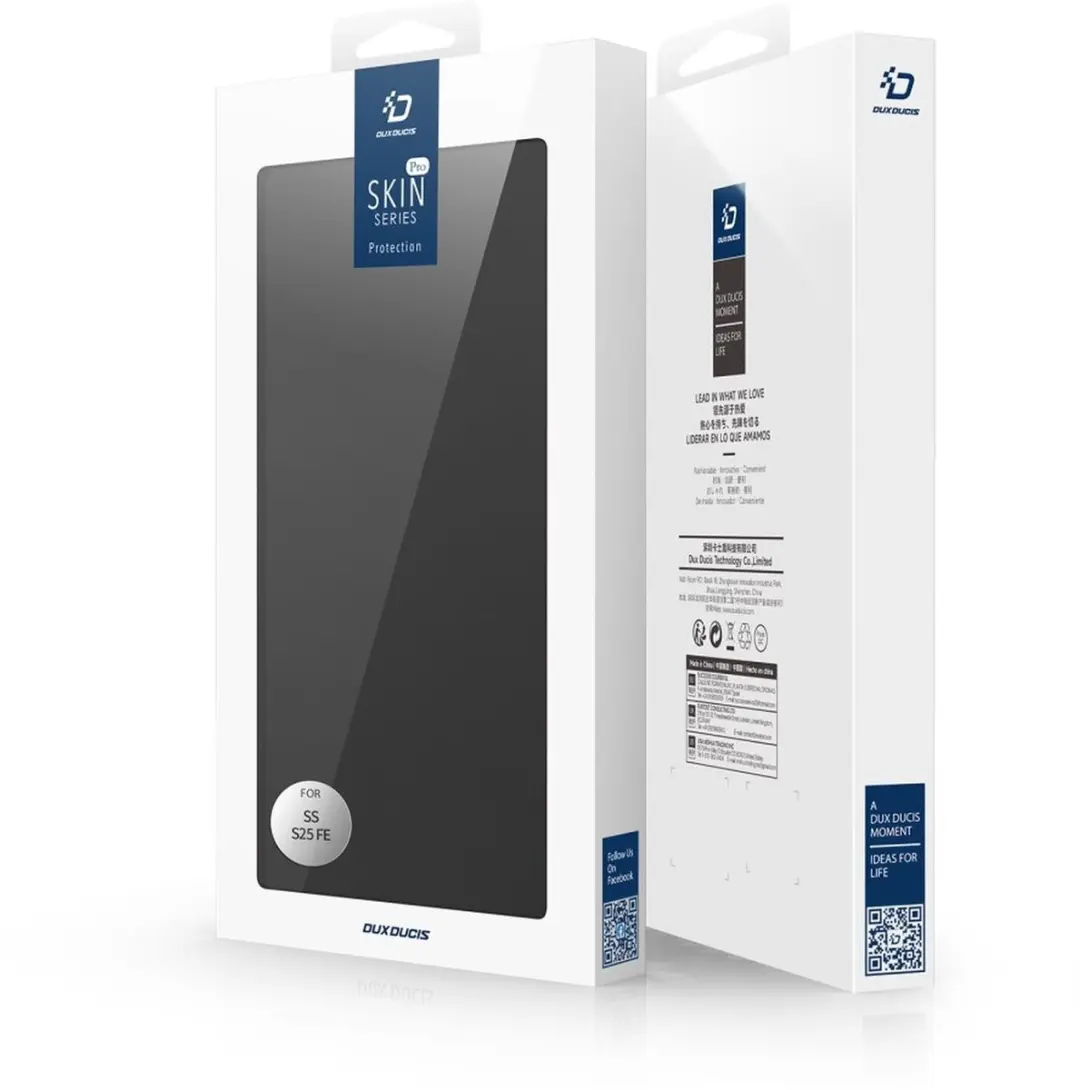 Dux Ducis Skin Pro Hoesje Samsung Galaxy S25 FE - Zwart