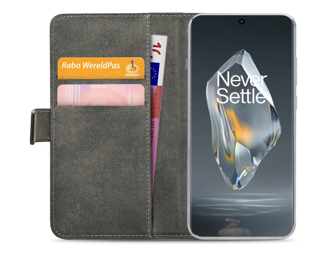 Mobilize Classic Gelly Wallet OnePlus 12R - Hoesje MOB-CGWBCB-OP12R - Zwart